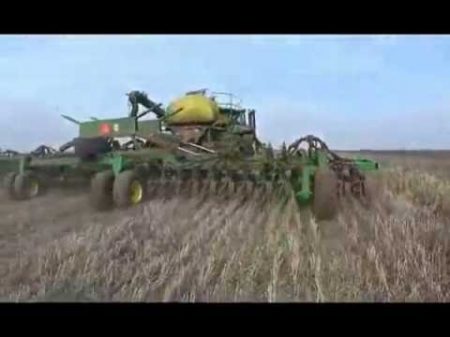 Посев озимой пшеницы трактор John Deere 9530т сеялка 1890 11 10 16