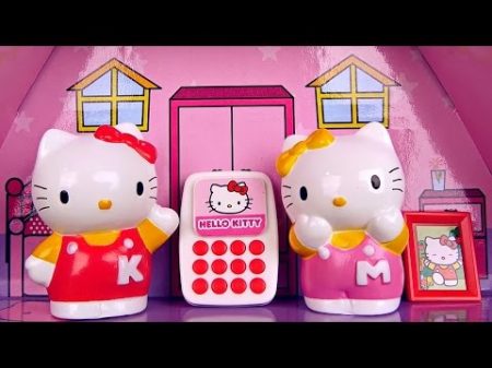 Hello Kitty и её домик Видео с игрушками для девочек Hello Kitty and her house