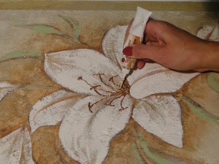 Мастер класс Как нарисовать цветы своими руками по декоративной штукатурке Необычный декор стен