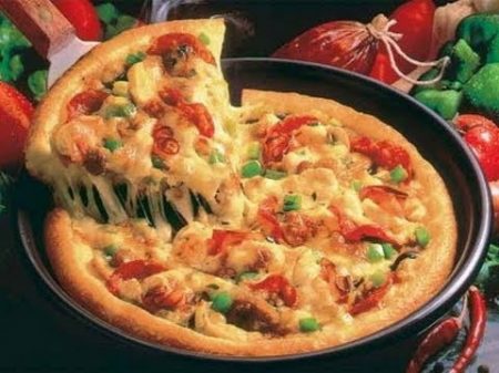 Пицца на сковороде за 10 минут Pizza in a pan