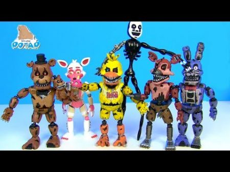 ФНАФ! Ночные Марионетки Фредди Фокси Чика и Бонни FNAF Видео для детей! Мультик от My toys Potap