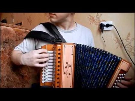 Цыганочка на новой гармони май 2015г Gipsygirl tsyganochka on handmade accordion