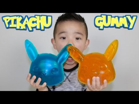 Making A Giant Pikachu Gummy Candy Sweets With CKN Toys Pokemon Go Candy