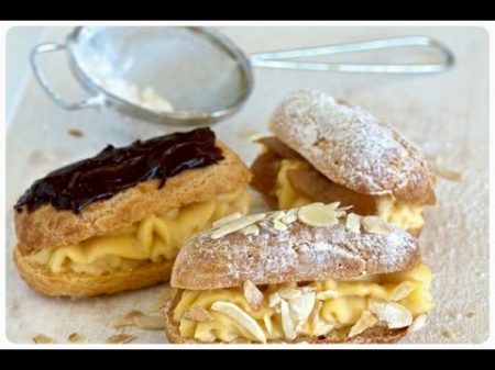 НСС Еклери с лесен сладкарски крем DIY Easy Eclairs