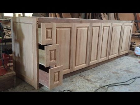 Amazing Woodworking Skills Extremely Smart Carpenter How To Build Under Kitchen Cabinets DIY