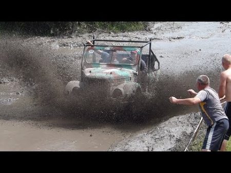 ЛЕТАЮЩИЙ GAZ 69 vs Pajero off road 4x4 Прилуки 2017