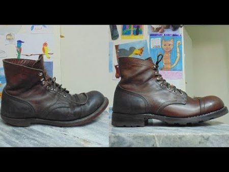 Deconstructing and rebuilding Red Wing 8111 boots Разборка и восстановление ботинок Iron Ranger