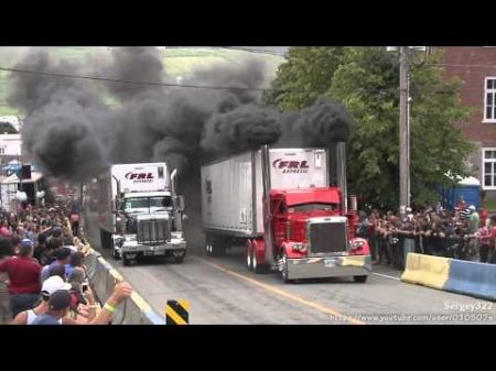 Amazing Semi Trucks Drag Racing