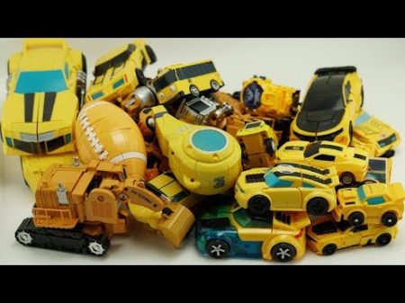 Bumblebee Yellow Car Transformers Prime Excavator truck cranes boat трансформеры Cars Robot Toys