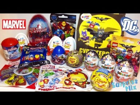 СЮРПРИЗЫ Игрушки MARVEL vs DC Comics СУПЕРГЕРОИ MARVEL vs DC heroes toys SURPRISES Unboxing BATTLE