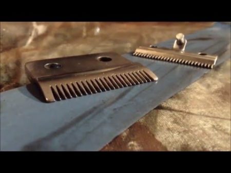 Как точить ножи машинки для стрижки