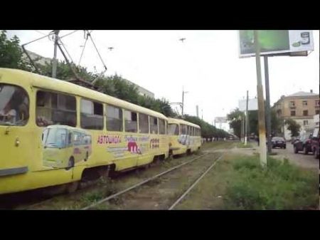 Exclusive Trams in Tver Russia Трамваи в г Тверь 2010