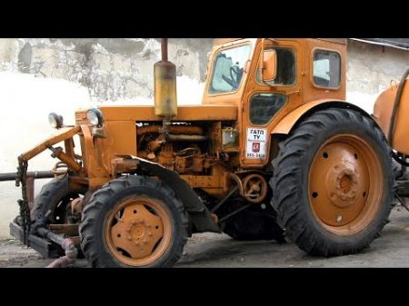 НАШЁЛ ТРАКТОР Т 40АП В ЛИТВЕ В ПОРТУ