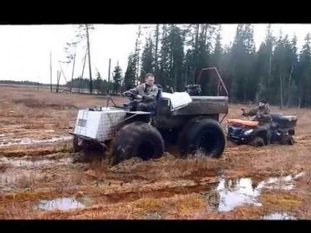 Вездеход Бобик против Квадроцикла Стелс