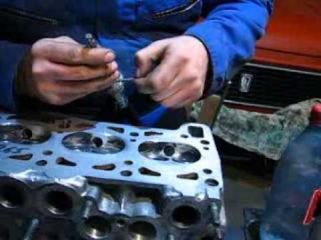 Как притереть клапана своими руками без инструмента How to grind in the valve