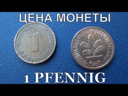 Монета 1 PFENNIG Обзор и Цена сегодня