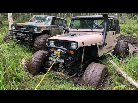 Patrol 42 Wrangler 44 и Samurai 54! Все это на нашей первой трассе