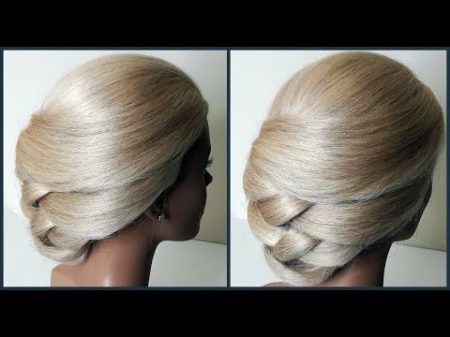 Супер оригинальный быстрый Вечерний и Свадебный пучок Original fast evening and wedding hairstyle