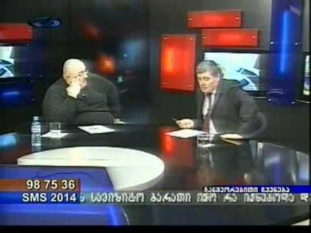 TV CAUCASIA 12 03 2009 Kaxa Bendukidze Part 3