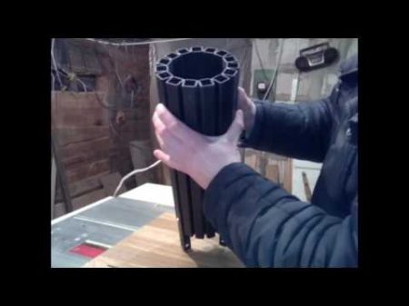 Самодельный обогреватель 300 Ватт на 10 кв м Homemade heater 300 watt on 10 Sq m