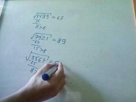 простой способ вычисления квадратного корня из 3х 4х значных чисел