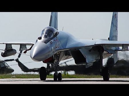 Строевые Cу 35C улетают домой после Авиадартс 2018 Рязань