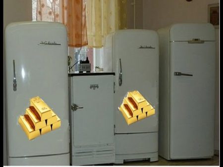 Золото в холодильнике ЗИЛ Москва