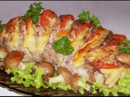 Запеченное мясо Книжка и картофель Нарядный