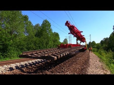 Капитальный ремонт ж д 1 8 Снятие старых решеток Track repair 1 8 Removing old track