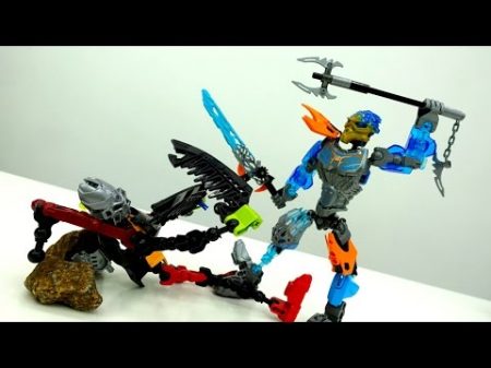 Гали Лего Бионикл защищают город Лего игрушек
