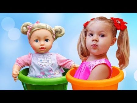 Diana Pretend Play Babysitting Cry Baby Dolls Nursery Playset Girl Toys
