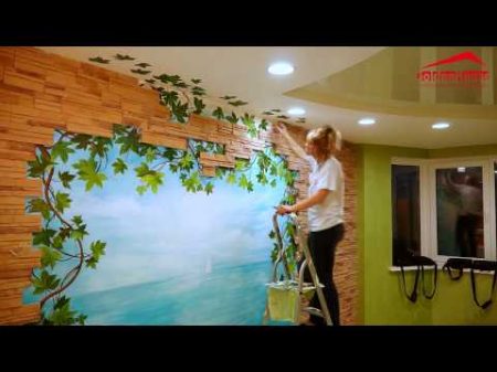 Как сделать художественную роспись стен в квартире