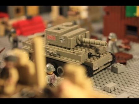 Lego WW2 Stalingrad battle 2nd part Лего ВОВ мультфильм Сталинград 2 серия