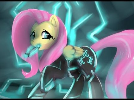 MLP Tron Cheer up Fluttershy! Animation