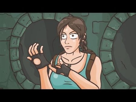 Rise of the Tomb Raider Мультик Лара Крофт пародия