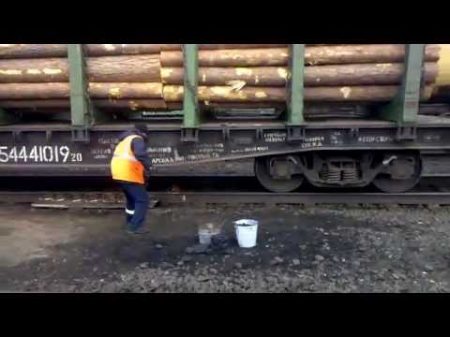 Роспуск вагонов с немеханизированной горки The Russian Railways Hill of for sorting wagons