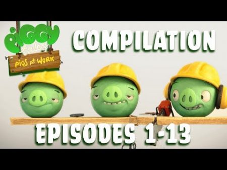 Angry Birds Piggy Tales Pigs at Work Compilation Ep1 13