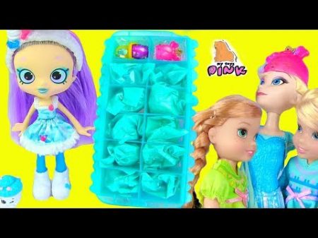 Disney Frozen Shopkins Num Noms ЛЕТНЯЯ ЛИХОРАДКА! Elsa Anna Toddlers Save Queen Elsa! Сюрпризы