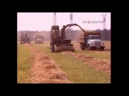 1988 год Заготовка кормов в Подмосковье