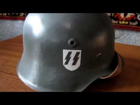 Восстановление шлема м 42 Александр реставратор Видео 69