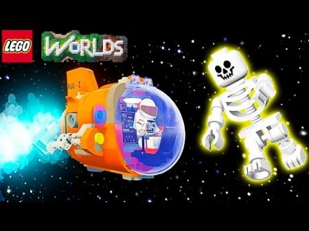 LEGO Worlds Видео для детей про героев Лего летаем на ракете ездим на машинах в огромном мире ЛЕГО 2