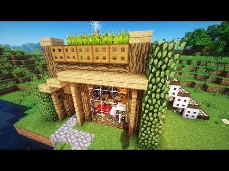 Майнкрафт Как построить КРАСИВЫЙ СТАРТОВЫЙ ДОМ в Minecraft