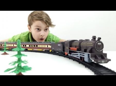 Большой поезд и железная дорога ИгроБой Даня