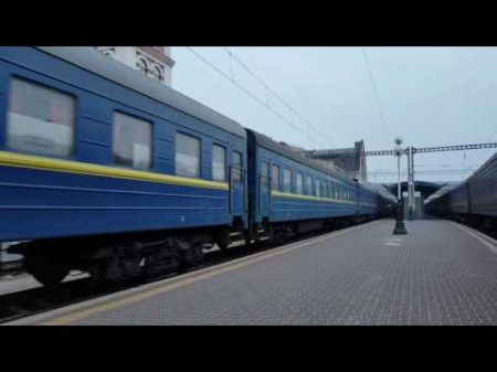Елекровоз ЧС4 088 з поїздом EN 99 Київ Ужгород 4K UHD
