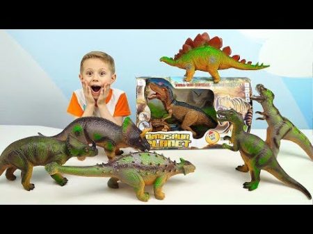ДИНОЗАВРЫ ДЛЯ ДЕТЕЙ Тиранозавр РЕКС Игрушка на радиоуправлении Даник и Игрушки для мальчиков