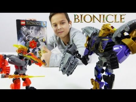 Лего Бионикл Тахо против Пауков! Видео с игрушками
