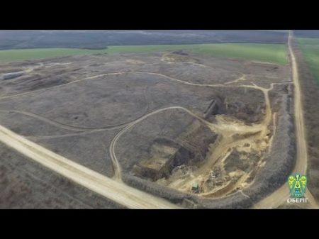 Нелегальные шахты по добыче ракушечника в Одесской обл