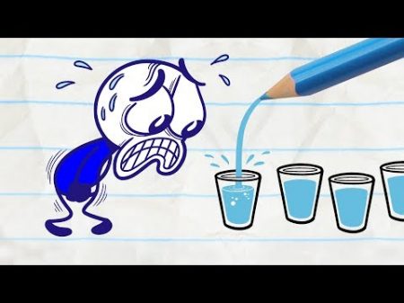 Pencilmate Gets All Wet in WATER ELSE Pencilmation Compilation for Kids
