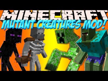 Мобы Мутанты в Minecraft!Обзор мода Minecraft Mutant Creatures