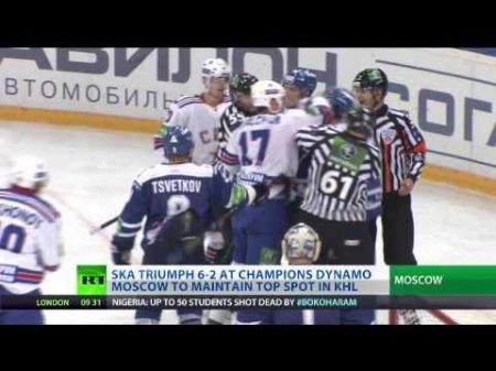 Kovalchuk Komarov in punch up as SKA rout Dynamo 6 2 in KHL